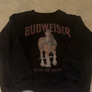 American Eagle Outfitters Black Graphic Sweatshirt